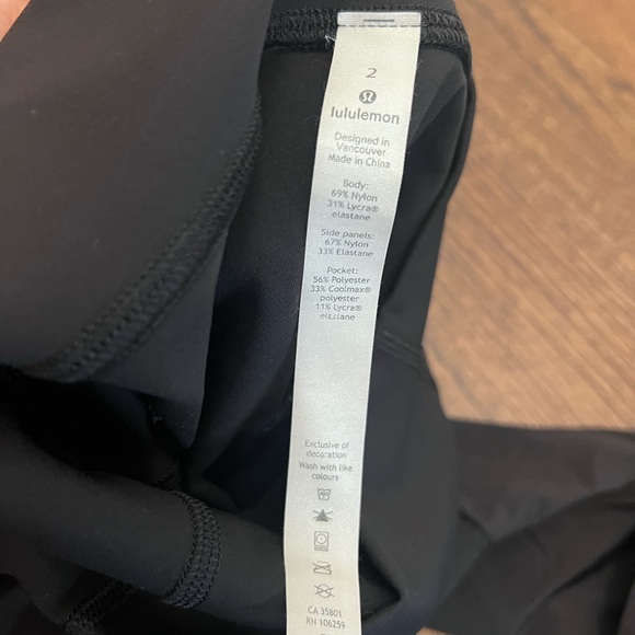 Lululemon Wunder Under High-Rise Tight 25" *Chiffon Mesh - Picture 3 of 6